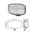 Luz de trabajo de trabajo impermeable de 64W barras de luz LED blancas de labio amarillo led de trabajo LED para camiones fuera de carretera